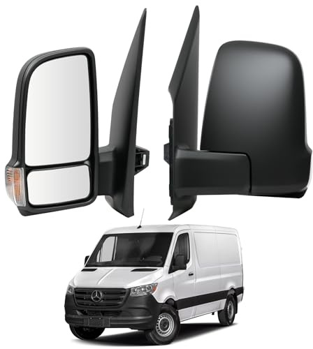 Rétroviseur côté Gauche Mercedes Sprinter W907 910 2018 2019 2020 2021 2022 2023 Électrique