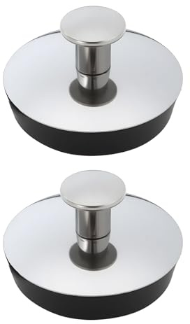 SG Store 2 Tapones de Drenaje de Goma Pequeños de 3,4 X 2,3cm Aptos para Bañera Lavabo Y Cocina.