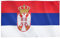 Runesol Drapeau de la Serbie, 91x52cm, 3ft x 5ft, 4 œillets, œillet dans chaque coin, drapeau serbe, tricolore, Yougoslavie, Застава Србије, drapeaux premium, intérieur, extérieur, couleurs vives