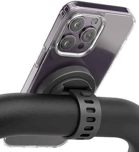 ENCASED Grip-X Magnetic Bar Mount, Compatible with MagSafe - Phone Holder for Gym, Home Fitness Bikes, Workout Equipment, Stroller and Cart Handlebars (iPhone 17, iPhone 16, 15, 14, 13 Series)