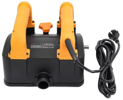 SICHENSH Elektrisk vägghyvelmaskin, elhyvel med ren kopparmotor, 1 200 W, handhyvelmaskin, bärbar rullhyvelmaskin med kabel, 4 mm, hyveldjup 15 cm, hyvelväggens bredd (cementkniv)