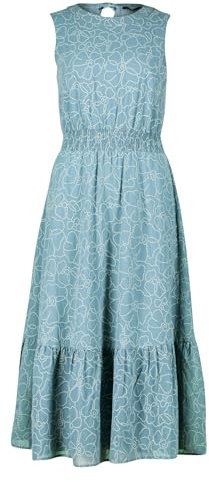 zero Damen Midikleid mit Volants 38, BlueBlue