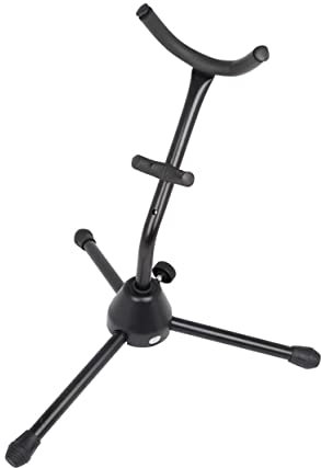 VINTORKY Saxophonständer Aus Stahleisen Faltbar Und Tragbar -design Geeignet Für Altsaxophon Für Innen Und Außenbereich Musikinstrumentenständer