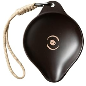 OutIn Taza para latas de granos de café, bandeja con correa, materiales ecológicos con base de café reciclado y RPET, ligera y duradera, funciona de -20 °C a 120 °C (-4 °F a 248 °F) para el hogar y