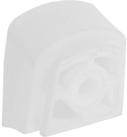 Housoutil Replacement Roller Skate Toe Stops Wear-resistant for Inline Skates White Plastic Brake Stoppers with 6mm Screw Hole High Grip Brake Pads for Skating Accessories