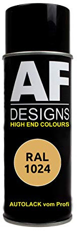 Alex Flittner Designs RAL Vernice Spray Auto bomboletta Spray RAL 1024 OCKERGELB Opaco