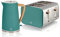 Swan Nordic Green Kitchen Set with 1.7 Litre Kettle and 4 Slice Toaster, Wood Effect and Soft Tough Matte Finish, Stainless Steel, STP2091GREN