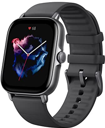 Amazfit GTS 3 Smart Watch 42 mm per Android iPhone, Alexa integrato, GPS, durata della batteria 12 giorni, orologio sportivo fitness con 150 modalità sportive, display AMOLED, monitoraggio della