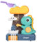 Jouet Bain Bébé, Jouet de Douche Cascade Interactif Dinosaure Jeu de Piscine Baignoire Jouet Cascade Station d'eau avec Ventouses, Cadeau pour Enfant Garcon Fille 1 2 3 4 5 Ans