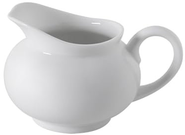 WANGHAI-666 Gravy Boat Gravy Boat Ceramic White Gravy Boat for Gravy, Salad Dressings Gravy Boat Stands(220ml)