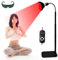 YEZMEK 54W Red Light Therapy Lamp with Stand, 660nm & 850nm Near Infrared LEDs, 5-Level Dimming, Eye Protection for Face and Body