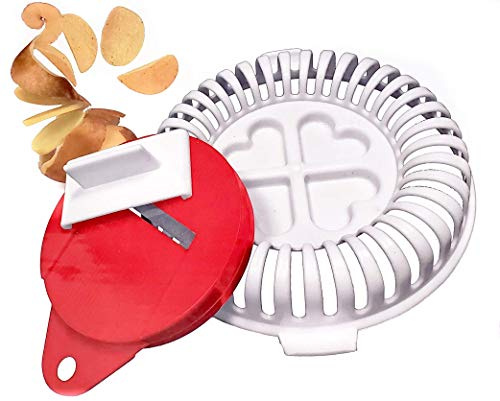 Dependable Industries Inc. Essentials Microwave Oven Potato Chip Rack Maker: Oil-Free, Crisp Chips Every Time - Instructions Included