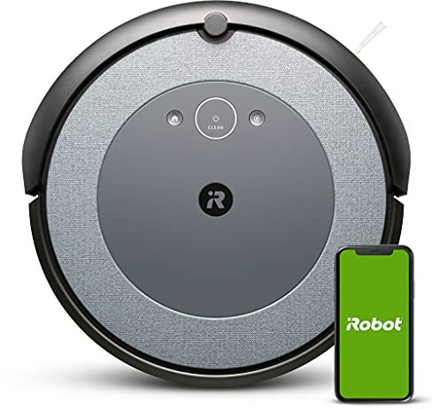 iRobot Roomba I3 (i3152) - Aspirateur Robot Connecté WiFi - Cartographie Intelligente - 2 Extracteurs en Caoutchouc Multisurfaces - Idéal pour Les Animaux - Suggestions Personnalisées
