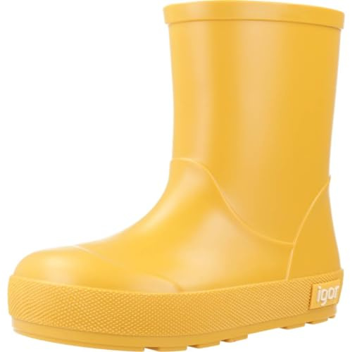 Igor Botas Agua Niños Blanditas Suela Fina Talla 23 Color Amarillo