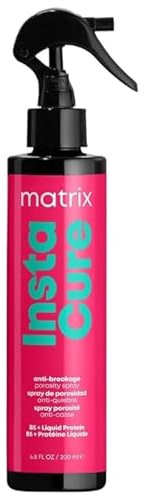 Matrix Spray Anti-Rottura, Riduce Doppie Punte e Porosità, Trattamento Levigante Per Capelli Secchi e Danneggiati, Con Vitamina B5 e Proteine Liquide, InstaCure, 190 ml