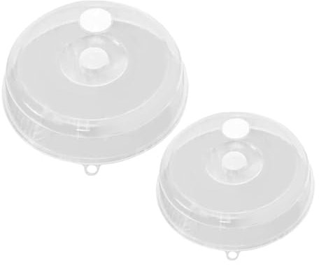 Paraspruzzi Microonde, Copertura per Piatti Microonde, Copertura per Microonde, Copertura per Piastre con Fessure di Ventilazione, Supporto per Torta con Coperchio Protezione, Paraspruzzi per Forno