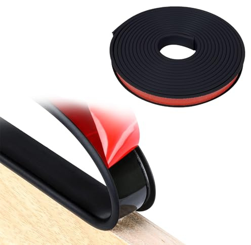 Cinta Autoadhesiva en Forma de U Para Cantos de Muebles, 20 mm, Negro Cinta Autoadhesiva Para Muebles Plegable, Cinta de Revestimiento de Chapa, sin Planchars