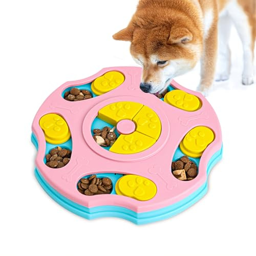 Blanlody Juguete Perro Juguete Interactivo para Juegos Tediosos Aumentar Inteligencia Perros Apto Cualquier Raza Puzzle Regalo