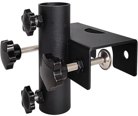 Sonnenschirmhalter Balkongeländer, Stabiler Balkonschirmhalter Schirmhalterung Balkongeländer Metall Sonnenschirm Halterung Balkon Einstellbar Balkonhalterung für Sonnenschirme Balkon Terrasse