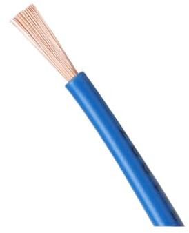 WQBQXNY Cable de extensión eléctrico RV-Blue 22-10AWG de 1-100 m con Cable de Cobre sólido y Revestimiento de PVC, 12 V, for Altavoces y LED.(30m,19 AWG)