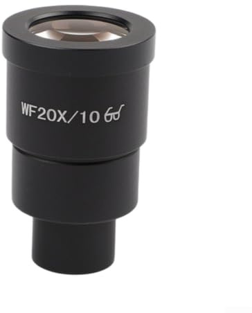 Mikroskop-okular WF10X/20 mm eller WF20X/10 mm med 30 mm uttag, vidvinkelokular av optiskt glas med FMC-beläggning för stereomikroskop, robust metallhölje (WF20X/10)