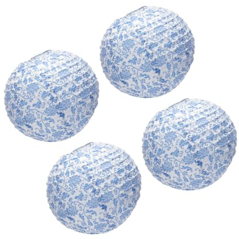 4pcs Paper Lantern Light Shade Foldable Hanging Party Decoration