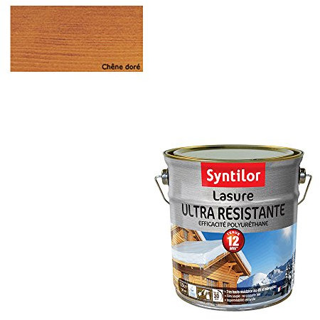 Lasure Ultra Résistante 12 Ans Chêne Doré Satiné 2,5L