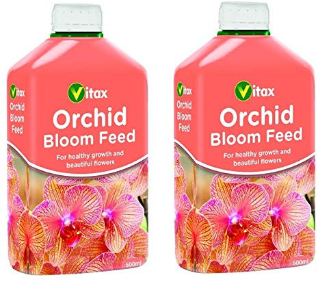 Set Of 2 Liquid Orchid Bloom Feed Vitax Plant Food Fertiliser For Beautiful Flowers 500ml