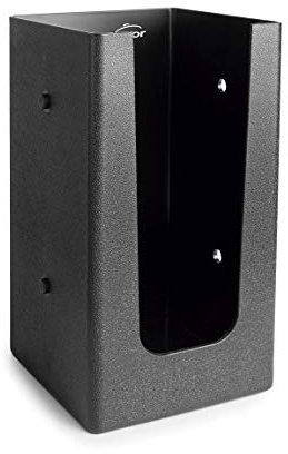 LACOR 62280 Soporte Organizador para Tazas de Café, Desechables, Vasos Papel, Apto para lavavajillas, 11.5 x 11.5cm, Plástico, Negro