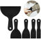 Plastic Putty Knife Set 5 Pieces Plastic Scraper Tool Wallpaper Scraper Plastic Plastic Scraper Plastic Tool For Spackling Filling Spatula Filler Knife For Painter Wall And Car Painting Scrapers Polyf