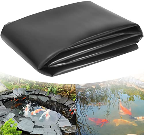 DGSL Pond Liner, 20 Mil 7 X 10 FT Pond Liners for Outdoor Ponds, HDPE Fish Pond Liner for Natural Looking Ponds, Aquaculture, Koi Ponds and Water Garden 68-517 Sq Ft Large Size Easy Cutting