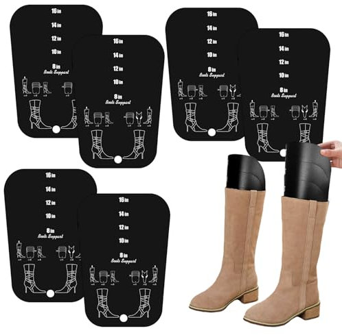 Binblin 6PCS Embauchoirs Bottes,Support Bottes,Rangement Bottes Femme,Embauchoir Bottes,Rangement Bottes Support de Bottes Réutilisable Bottes Hautes pour Femmes et Hommes