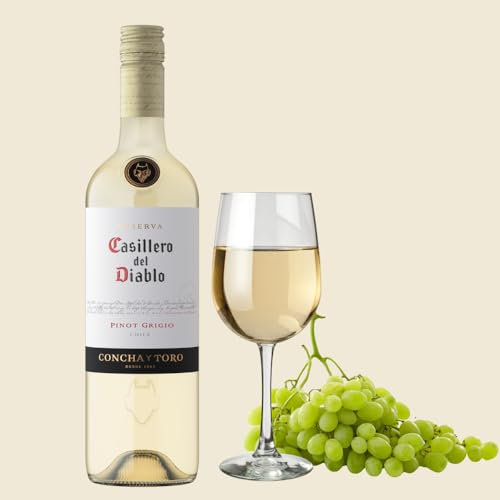 Casillero Del Diablo | From Chile | 75cl |wine gifts (Case of 6 bottles, Pinot Grigio)