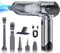 SternSinn 3-in-1 Handstaubsauger Auto, 15000PA Handstaubsauger Kabellos, 100000 U/min Mini Handstaubsauger Kabellos mit Bürstenloser Motor, 6000mAh Akku für Auto/Sofa/Tierhaar Reinigung