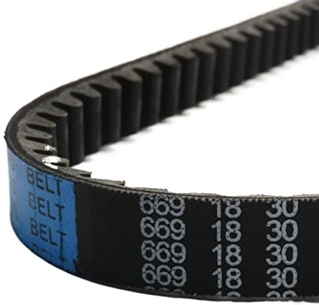 YONGETYC 1PC Gummi Antriebsriemen 669 18 30 for GY6 49cc 50cc 80cc 4 Takt Chinesischen Roller Moped Teile motoren 139qmb Gummi Übertragung