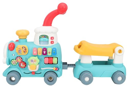 Cryfokt Push Walker Learning Toy for Babies, Multi Functional Ride On for Cognitive Development, Safe Toddler Push Toy for Joyful Playtime