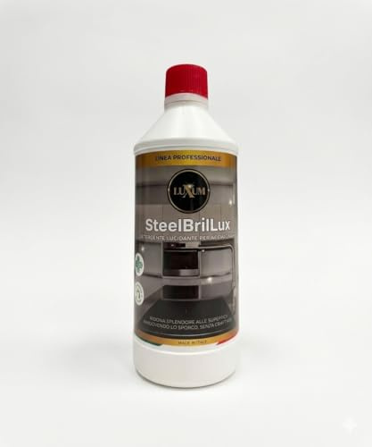 SteelBrilLux Sgrassante lucidante – restauratore di acciaio inossidabile HACCP – 750 ml
