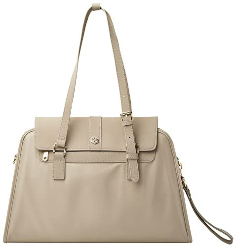 Nordace Leiden Smart Seesack für Damen mit USB-Ladeanschluss, wasserabweisend, Büchertasche für den Alltag, khaki, Entworfen für jeden Lebensstil, überall hin mitgenommen werden