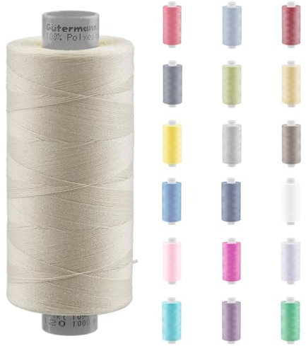 Nähmit - Gütermann PERMA -120 Nähgarn + GRATIS FARBKARTE 120er 1000m Rolle Polyester Nähmaschinengarn für Haushalts & Industrie Nähmaschine Qualitäts Nähgarn - A04-44500