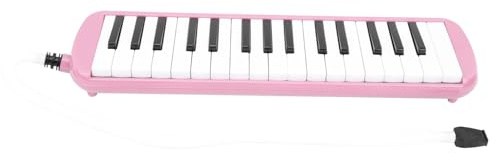 LOCADENCE 37 Key Melodica, Air Piano Keyboard Musical Instrument with Cornet Mouthpiece and Carrying Bag for Beginners, Professional Performers, Music Lovers (Red)