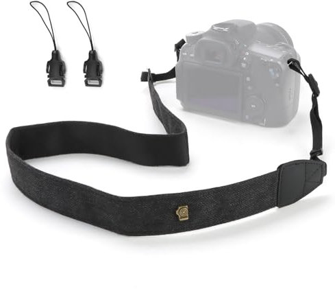 Correa para Cámara de Fotógrafo, Correa para el Cuello de la Cámara con Hebilla de Liberación Rápida, Correa Ajustable Universal se Puede Lavar para Mujeres Hombres Todas Las Cámaras DSLR SLR