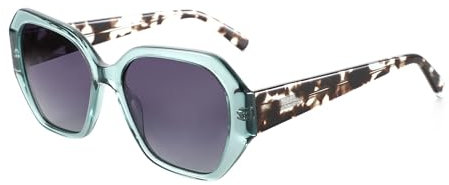 ZENOTTIC Gafas De Sol Polarizadas Para Mujeres A La Moda: Gafas Hexagonales De Diseñador Para Mujeres - Gafas Retro Con Protección UV400 Cristal Verde