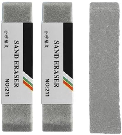 Gomme Sablée - 3 Pièces Réutilisables Effaceurs Stylo Couleurs | Antitaches Sans Poussière Fournitures Scolaires pour Esquisses Examens Dessins Techniques