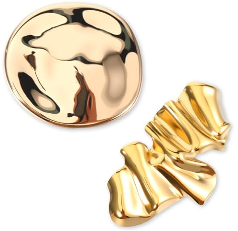 Unica spilla da donna dorata spilla in metallo geometrico vintage spilla irregolare spilla spilla spilla badge maglione sciarpe vestito scialle accessorio laurea gioielli da sposa e