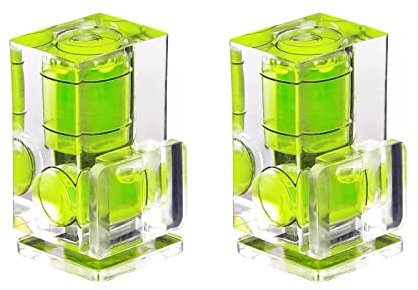 Camera Spirit Level 2-Axis Bubble Hot Shoe Flash Hot Shoe, Fit Almost All Photography DSLR SLR Camera