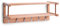 HTI-Living Wandgarderobe Bambus Garderobe Wandpaneel Hutablage