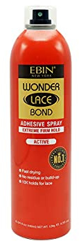 Ebin New York, Spray adesivo Wonder Lace Bond (180 ml, tenuta estrema)