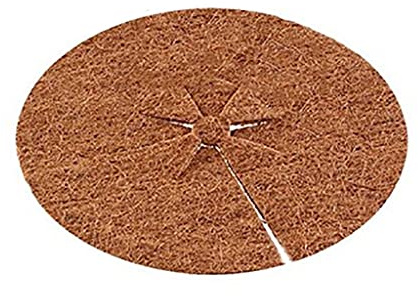 FIDALIKA Coconut Mulch Cover Mulch Disc Plant Cover Coir Mat, for Gardening Mulch Disks Mulching (Size : 35cm)