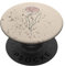 PopSockets Pop Grip:Boho Minimalistic Line Art Tulip Flower Abstract Beige PopSockets mit austauschbarem PopGrip