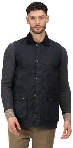 Regatta Professional Giacca da uomo Banbury Wax Bodywarmer, Marina Militare, S